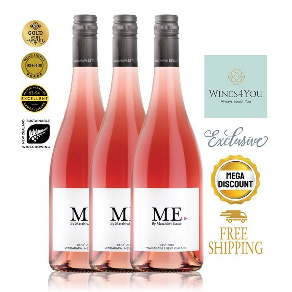 ME by Matahiwi New Zealand Rose Wine 3btls Ctn Promo!